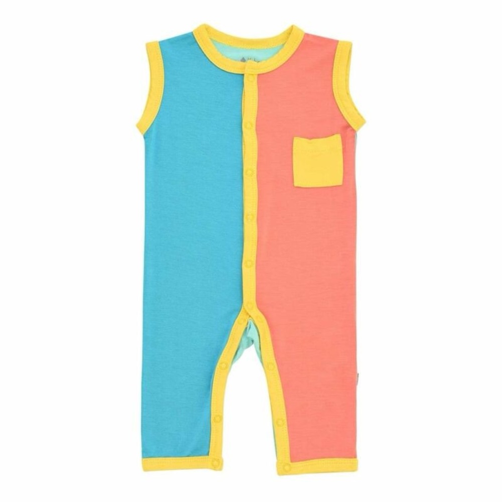 Kyte Baby‎ Pineapple Color Block Romper Unisex